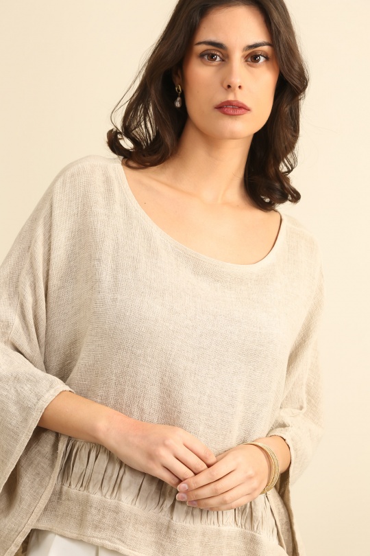 Camicette Donna Royale blue Lea & Luc 5708 Efashion Paris