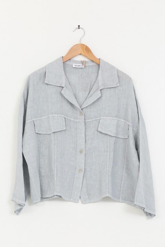 Camicie Donna Green Avocado Lea & Luc 3475 Efashion Paris