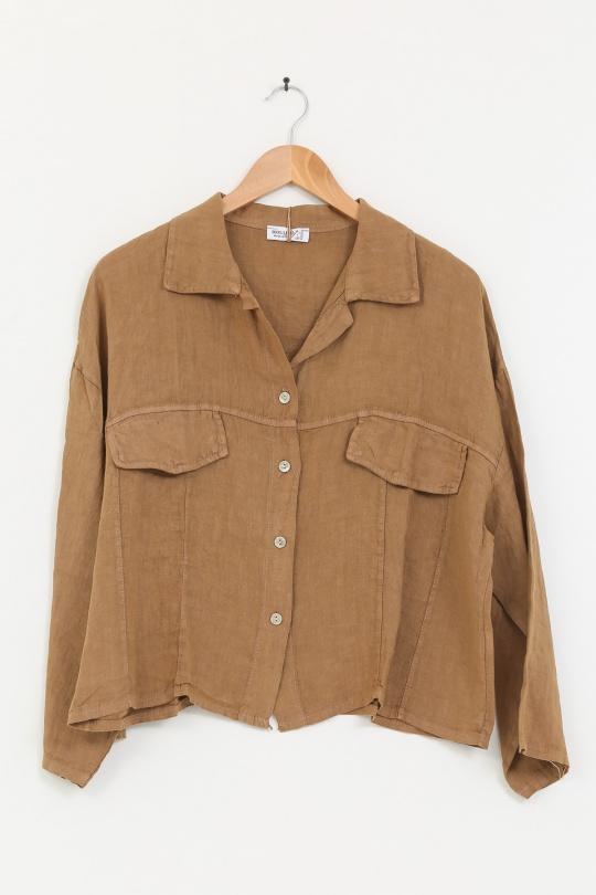 Camicie Donna Green Avocado Lea & Luc 3475 Efashion Paris