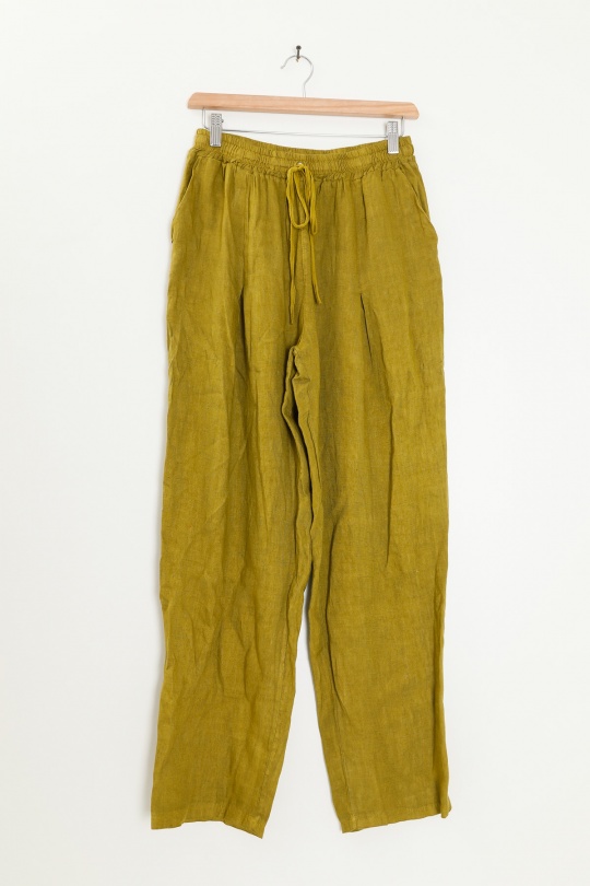 Pantaloni Donna Canard green Lea & Luc 86720 Efashion Paris