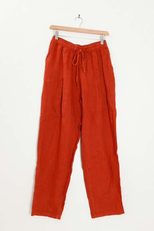 Pantaloni Donna Canard green Lea & Luc 86720 Efashion Paris