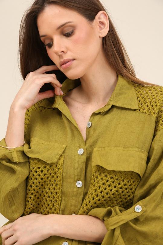 Camicie Donna Pink Lea & Luc 68542 Efashion Paris