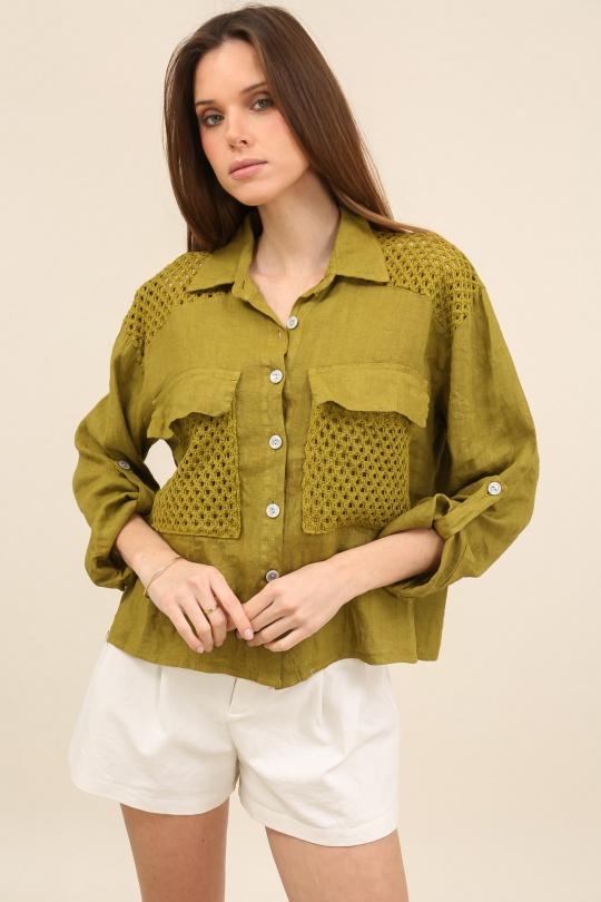 Camicie Donna Pink Lea & Luc 68542 Efashion Paris