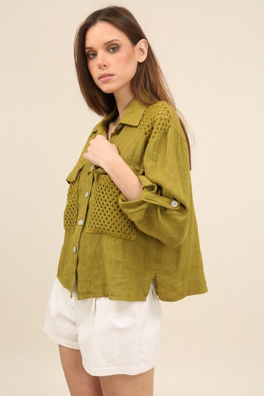 Camicie Donna Pink Lea & Luc 68542 Efashion Paris