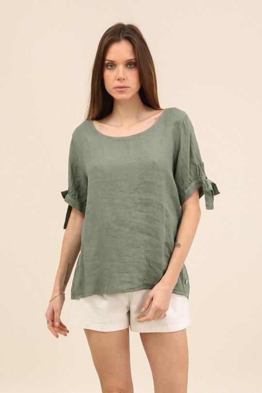 Tops Femme Vert Avocat Lea & Luc 57170 Efashion Paris