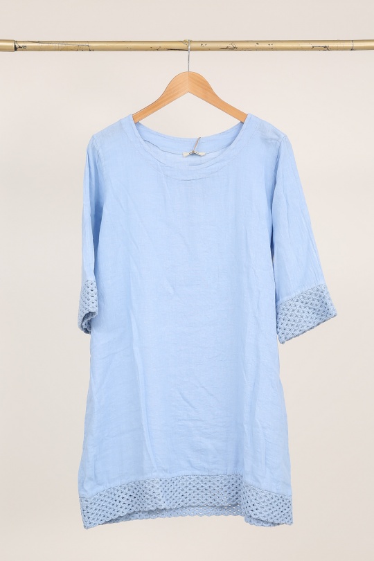 Robes courtes Femme Rose Lea & Luc 66932 Efashion Paris