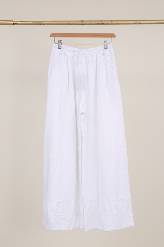 Pantaloni Donna Navy blue Lea & Luc 10720 Efashion Paris