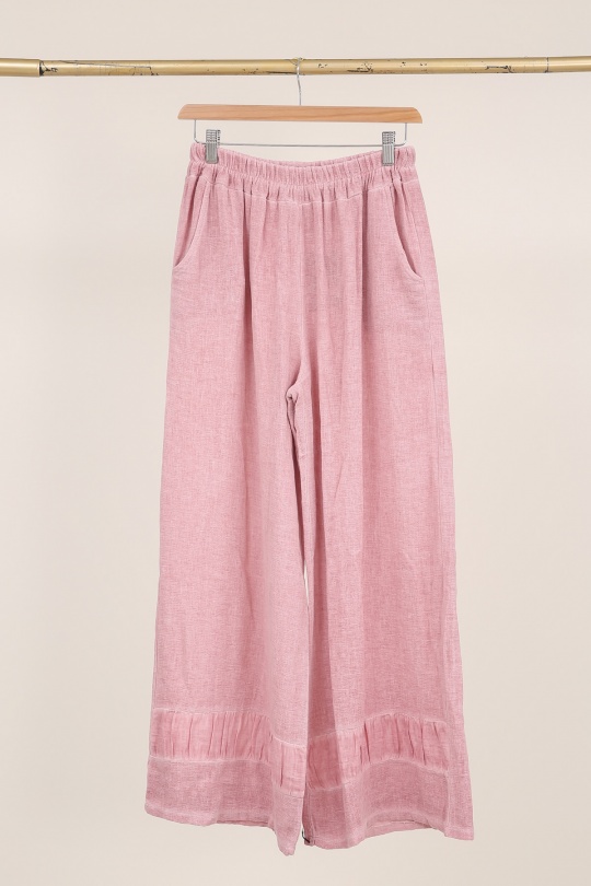 Pantaloni Donna Navy blue Lea & Luc 10720 Efashion Paris