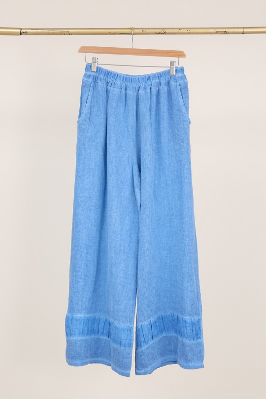 Pantaloni Donna Navy blue Lea & Luc 10720 Efashion Paris