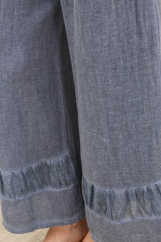 Pantaloni Donna Navy blue Lea & Luc 10720 Efashion Paris