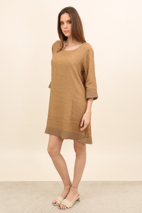 Robes courtes Femme Rose Lea & Luc 66932 Efashion Paris