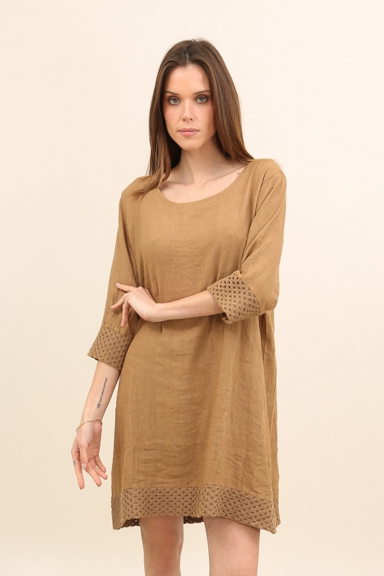 Robes courtes Femme Rose Lea & Luc 66932 Efashion Paris