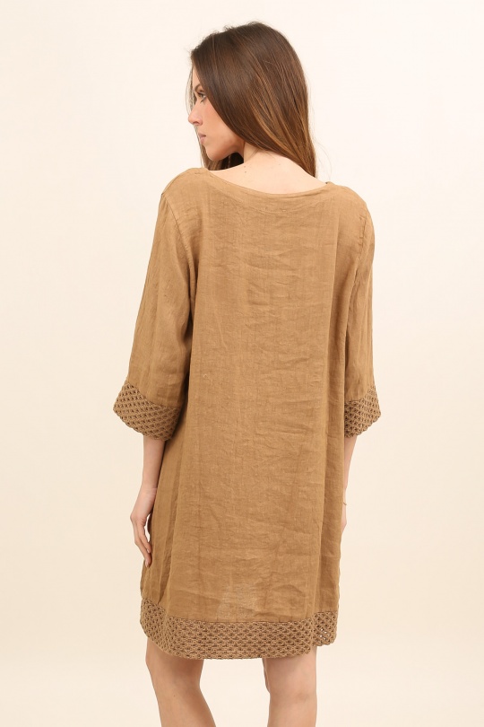 Robes courtes Femme Rose Lea & Luc 66932 Efashion Paris