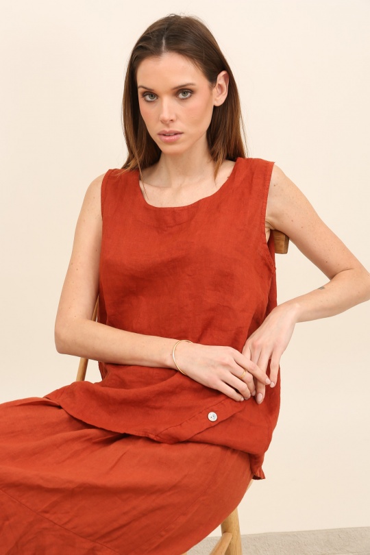 Tops Femme Vert Avocat Lea & Luc 59330 Efashion Paris