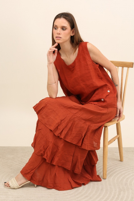 Tops Femme Vert Avocat Lea & Luc 59330 Efashion Paris