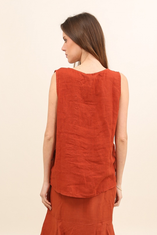 Tops Femme Vert Avocat Lea & Luc 59330 Efashion Paris