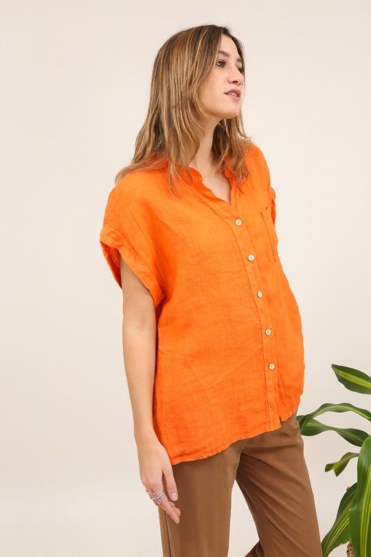 Camicie Donna Orange Lea & Luc 20650 Efashion Paris
