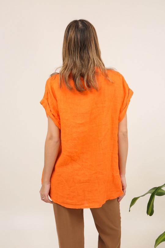 Camicie Donna Orange Lea & Luc 20650 Efashion Paris