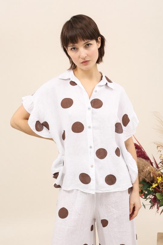 Camicie Donna White Lea & Luc 57240 Efashion Paris