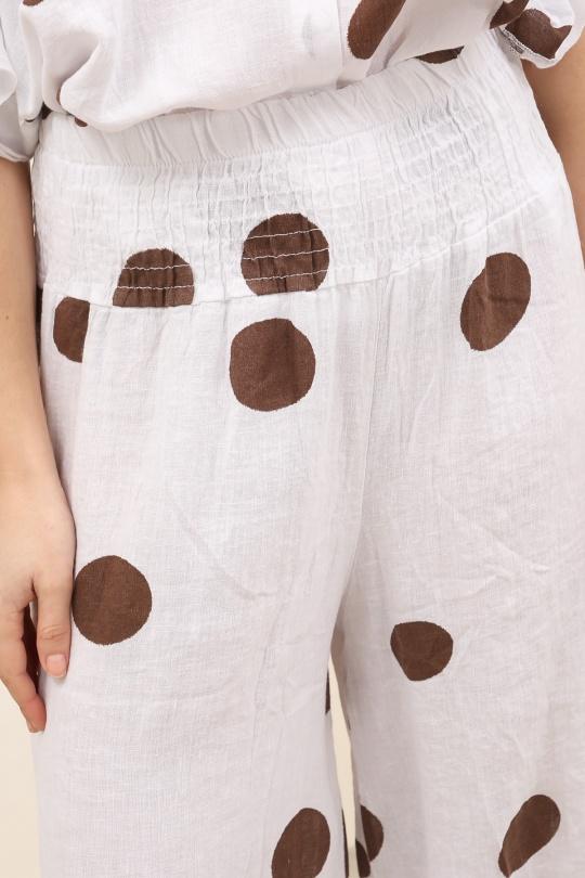 Pantaloni Donna Terra-cota Lea & Luc 86712 Efashion Paris