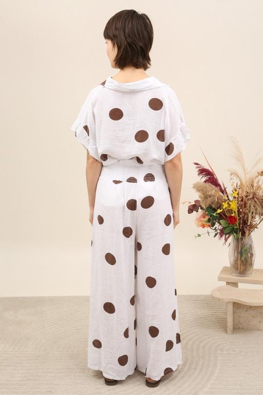 Pantaloni Donna Terra-cota Lea & Luc 86712 Efashion Paris