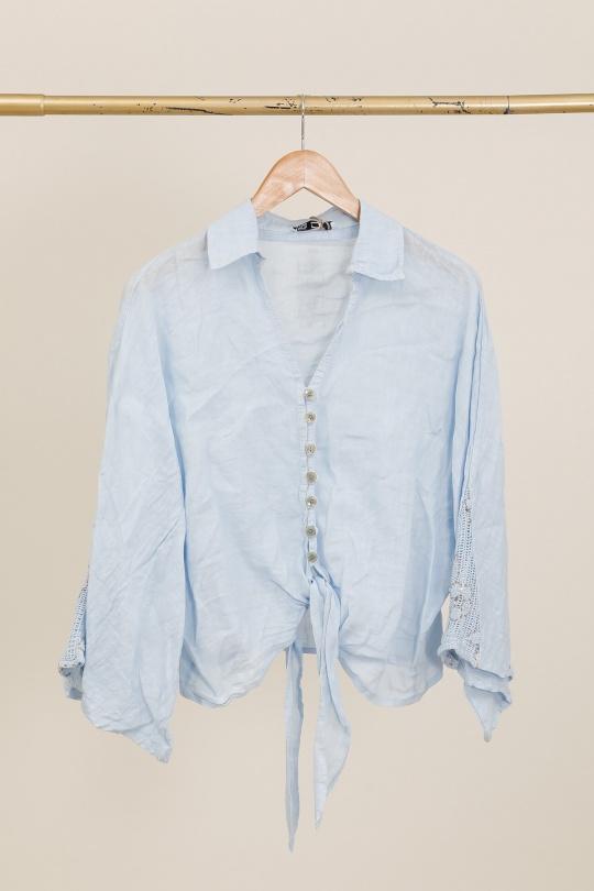 Camicie Donna Jean blue Lea & Luc 12183 Efashion Paris