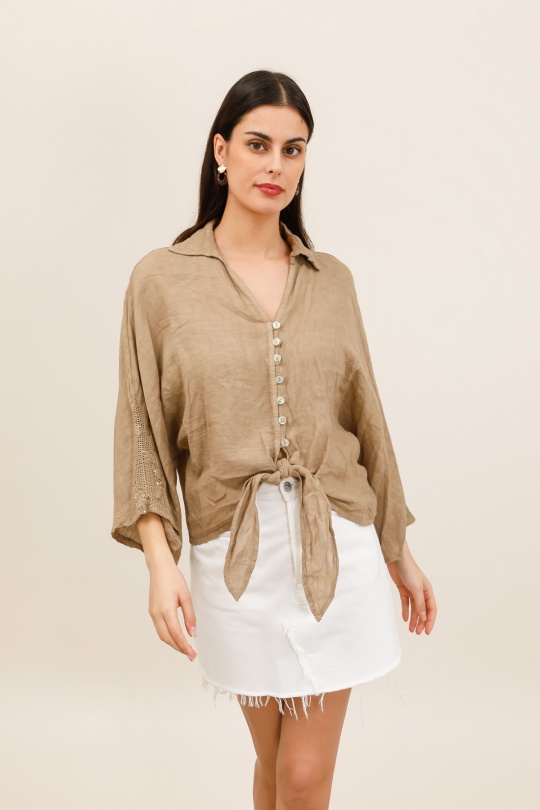 Camicie Donna Jean blue Lea & Luc 12183 Efashion Paris