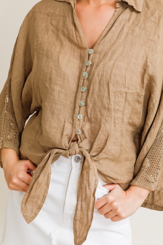 Camicie Donna Jean blue Lea & Luc 12183 Efashion Paris