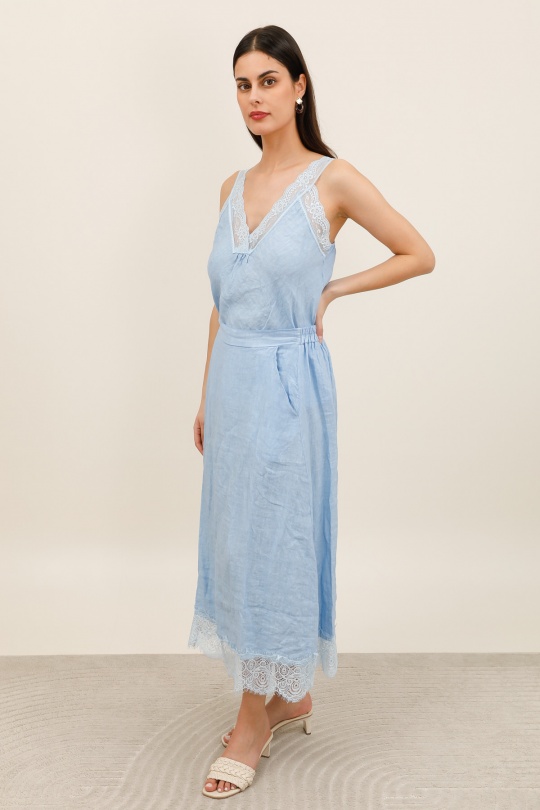 Jupes Femme Vert Avocat Lea & Luc 80126 Efashion Paris