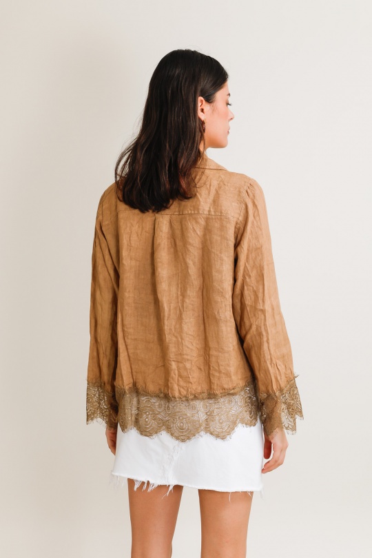 Camicie Donna Canard green Lea & Luc 65420 Efashion Paris