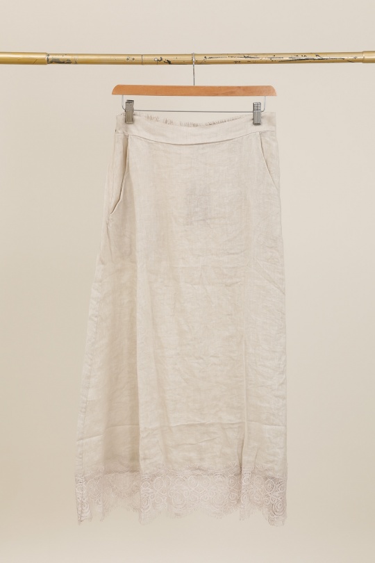 Jupes Femme Vert Avocat Lea & Luc 80126 Efashion Paris