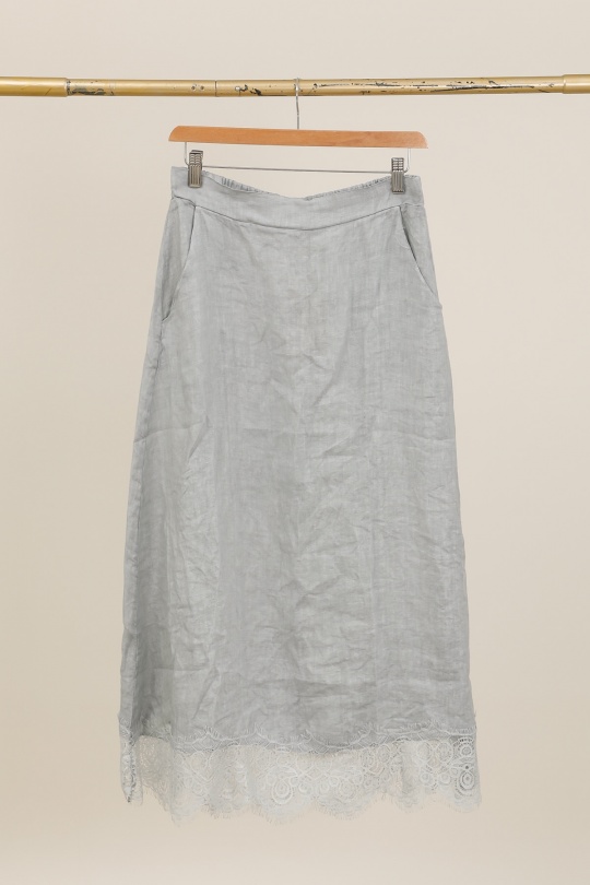 Jupes Femme Vert Avocat Lea & Luc 80126 Efashion Paris