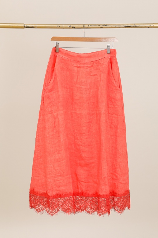 Jupes Femme Vert Avocat Lea & Luc 80126 Efashion Paris