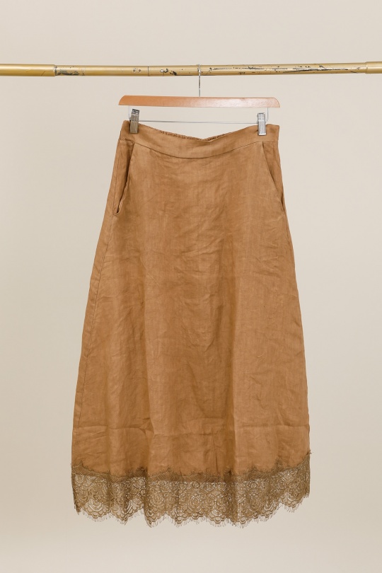 Jupes Femme Vert Avocat Lea & Luc 80126 Efashion Paris