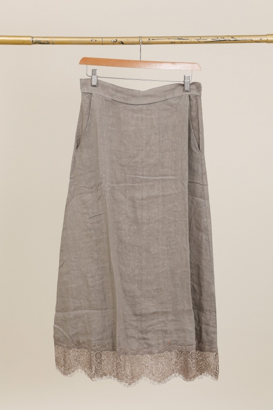 Jupes Femme Vert Avocat Lea & Luc 80126 Efashion Paris