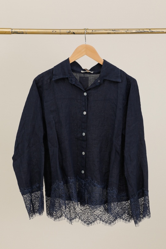 Camicie Donna Canard green Lea & Luc 65420 Efashion Paris