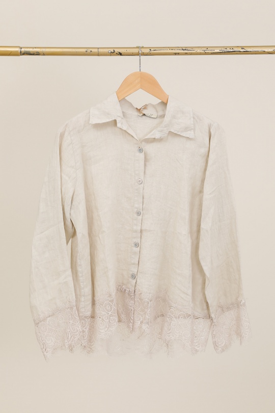 Camicie Donna Canard green Lea & Luc 65420 Efashion Paris