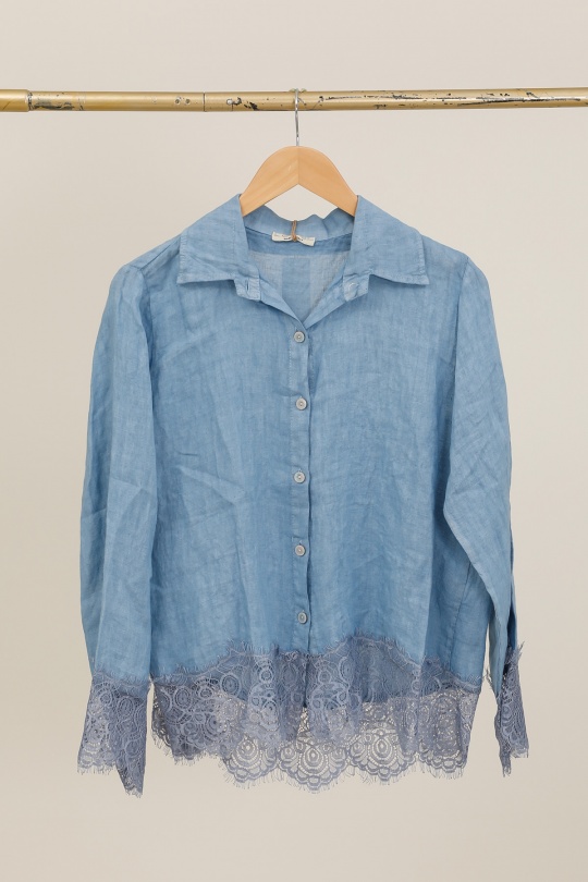 Camicie Donna Canard green Lea & Luc 65420 Efashion Paris