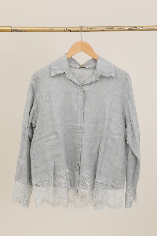 Camicie Donna Canard green Lea & Luc 65420 Efashion Paris