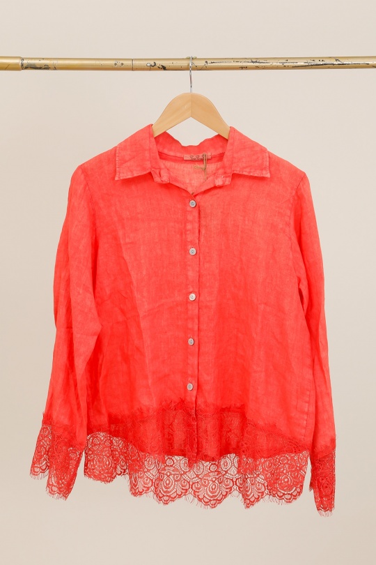 Camicie Donna Canard green Lea & Luc 65420 Efashion Paris