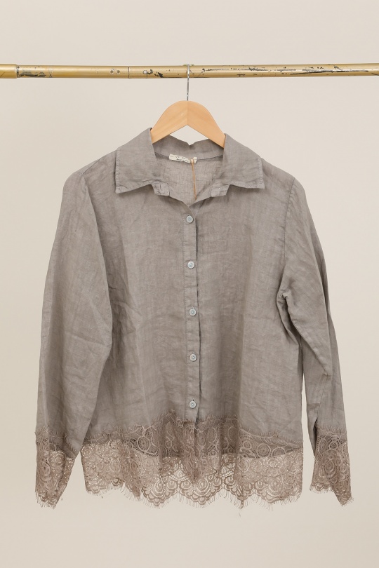 Camicie Donna Canard green Lea & Luc 65420 Efashion Paris