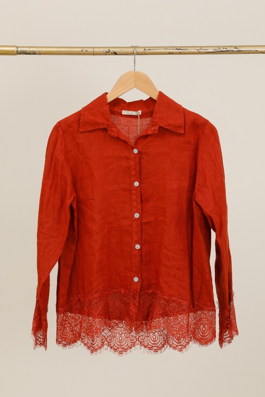 Camicie Donna Canard green Lea & Luc 65420 Efashion Paris