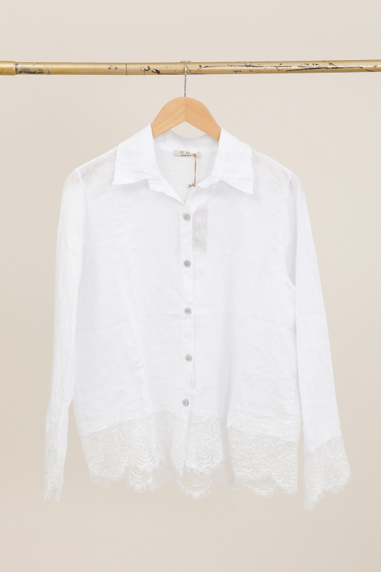 Camicie Donna Canard green Lea & Luc 65420 Efashion Paris