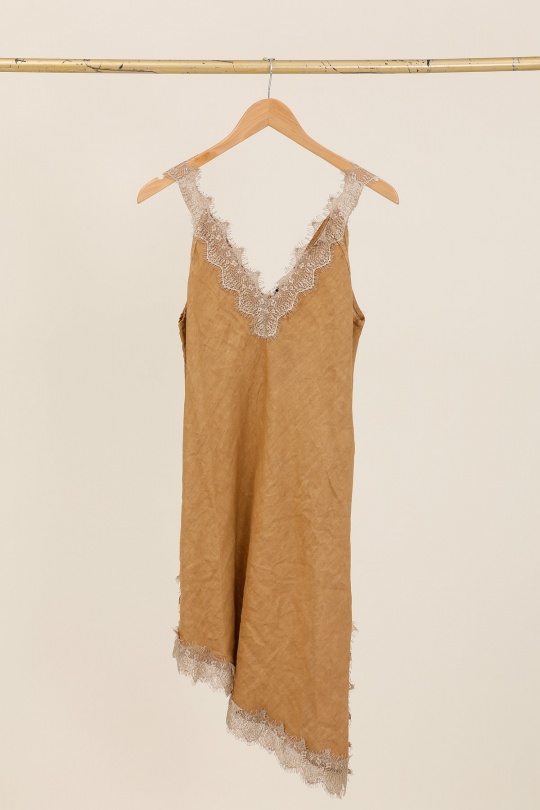 Robes courtes Femme Vert Avocat Lea & Luc 73696 Efashion Paris