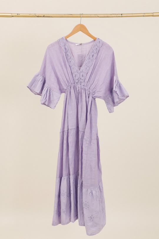 Abiti maxi Donna Sky blue Lea & Luc 72341 Efashion Paris