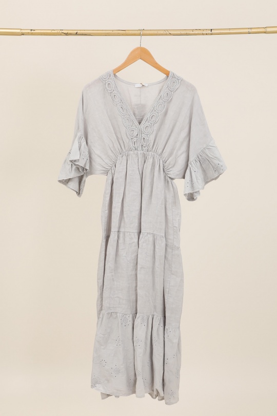 Abiti maxi Donna Sky blue Lea & Luc 72341 Efashion Paris