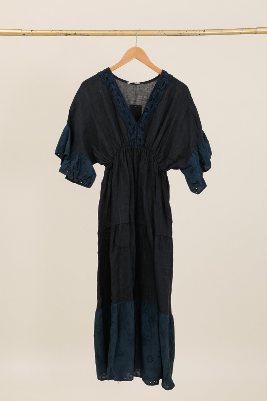 Abiti maxi Donna Sky blue Lea & Luc 72341 Efashion Paris