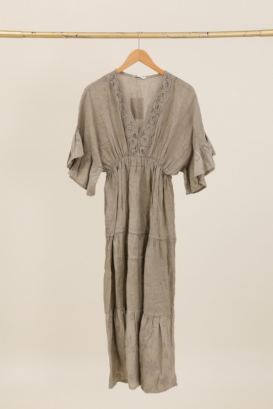 Abiti maxi Donna Sky blue Lea & Luc 72341 Efashion Paris