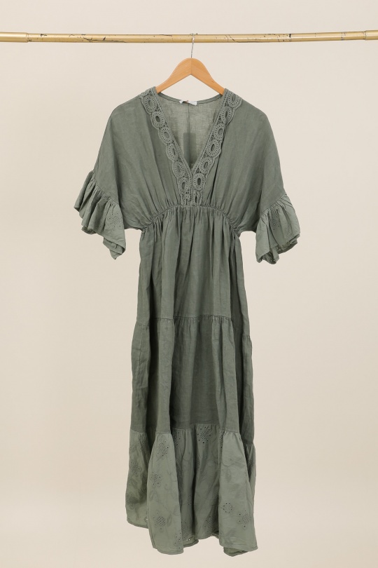 Abiti maxi Donna Sky blue Lea & Luc 72341 Efashion Paris