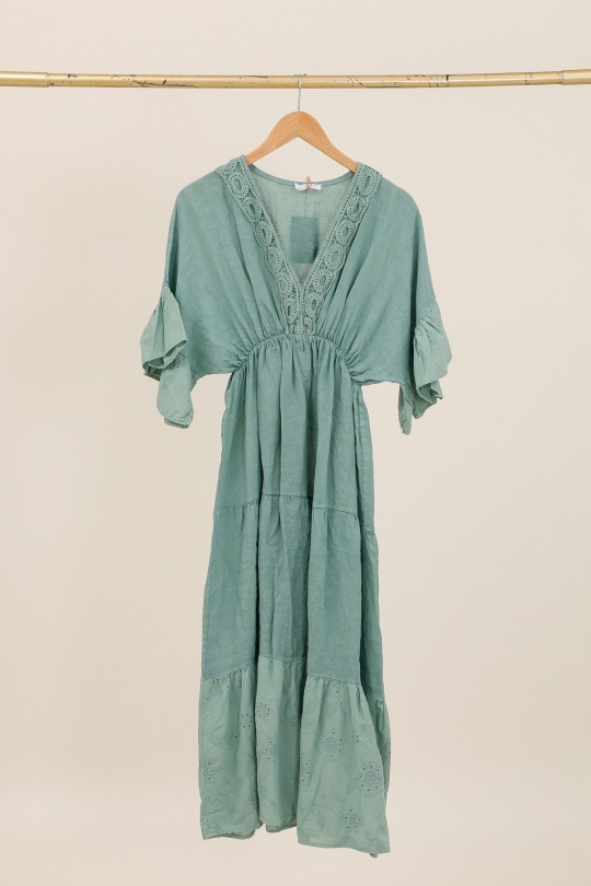 Abiti maxi Donna Sky blue Lea & Luc 72341 Efashion Paris